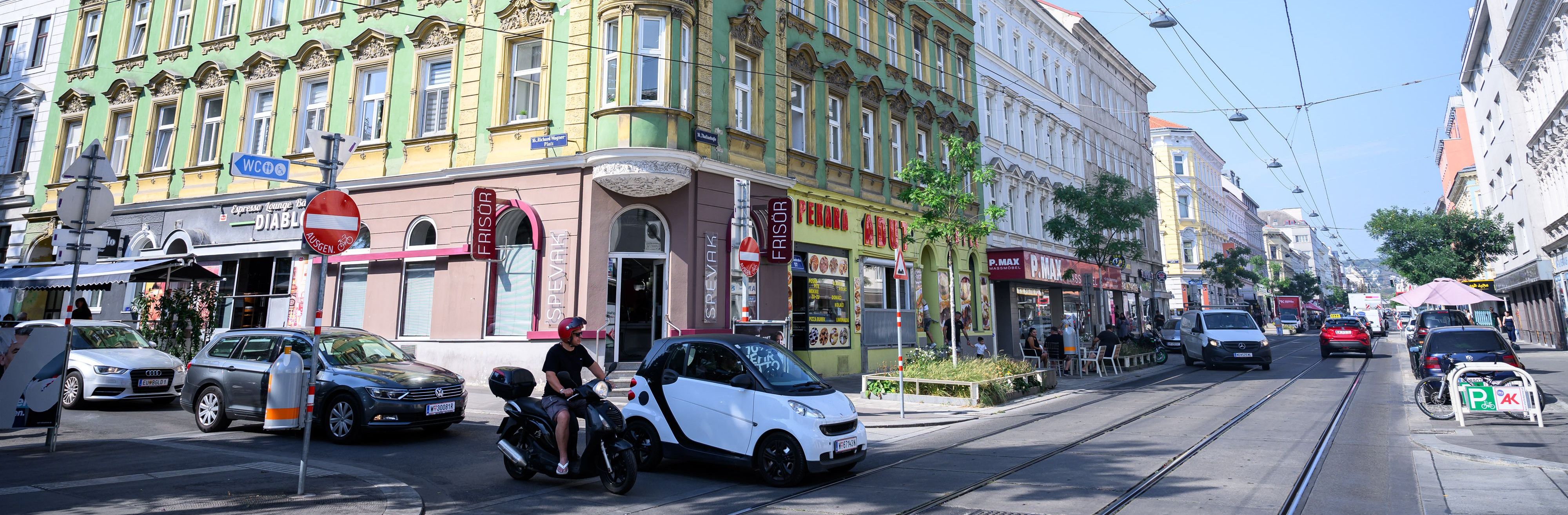 Foto: Thaliastraße im 16. Wiener Gemeindebezirk - Ottakring