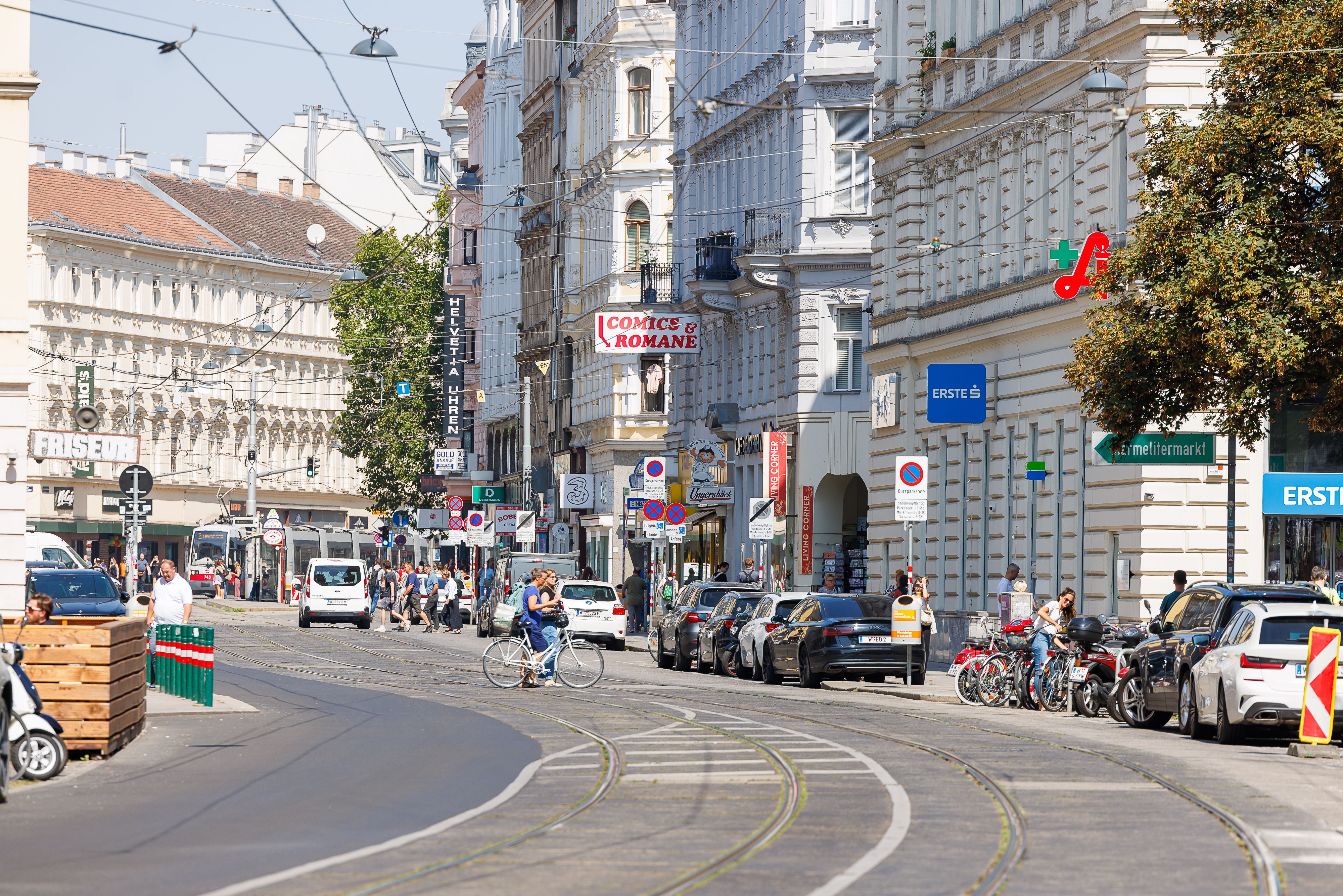 Foto: Taborstraße im 2. Wiener Gemeindebezirk - Leopoldstadt