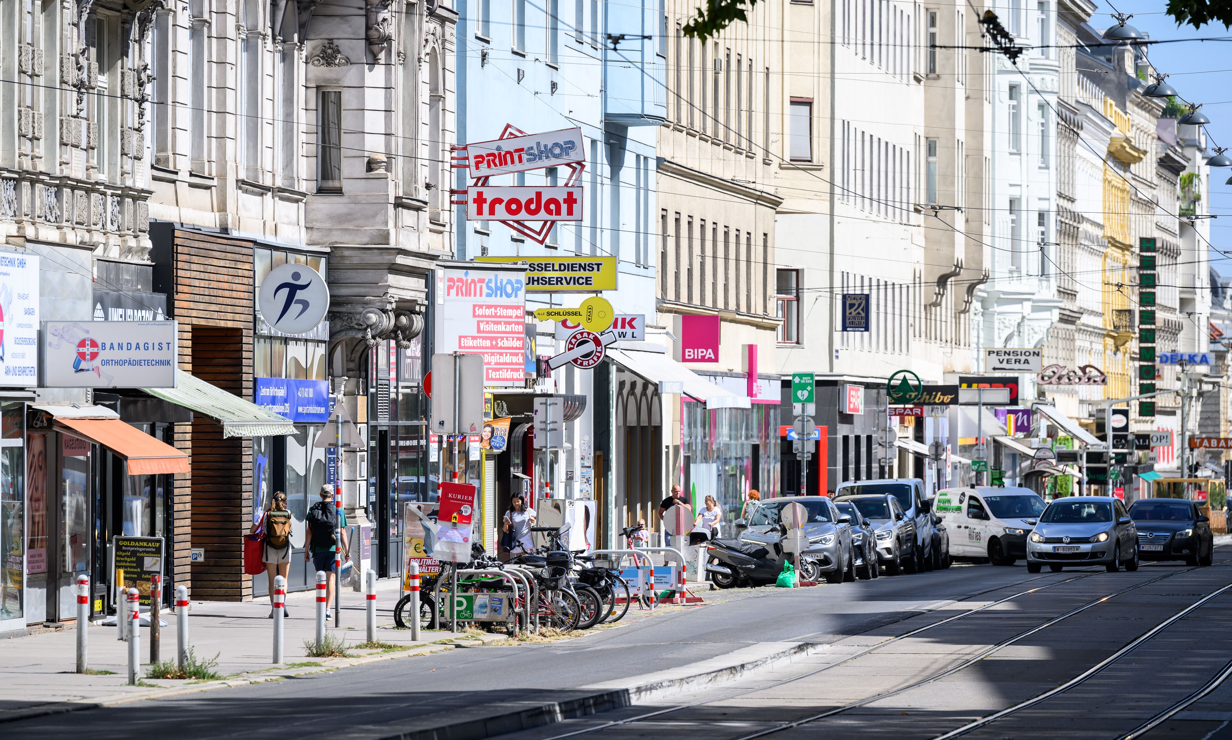 Foto: Alser Straße im 9. Wiener Gemeindebezirk - Alsergrund