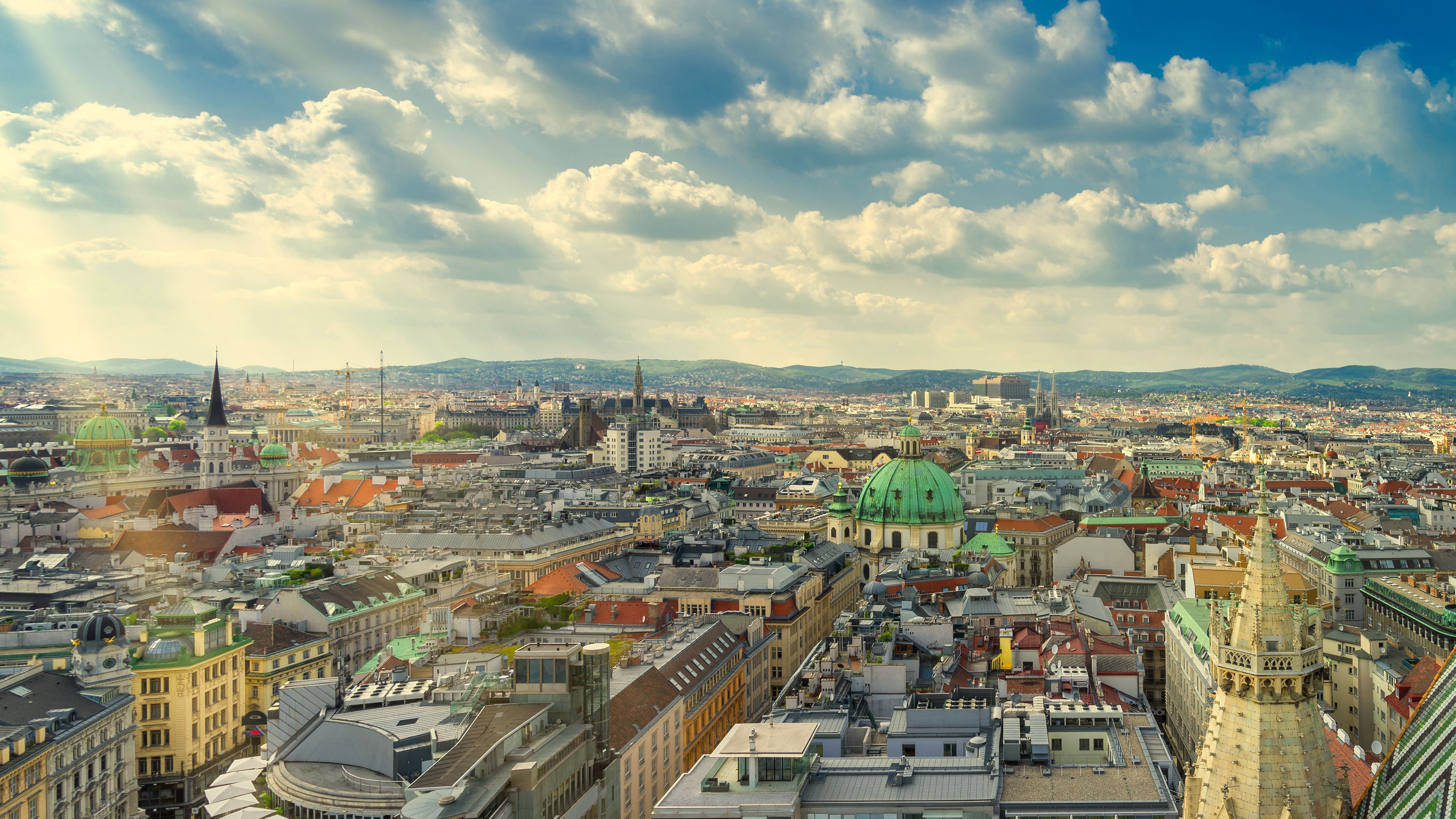 Foto: Die Stadt von oben mit wunderschönem Panorama