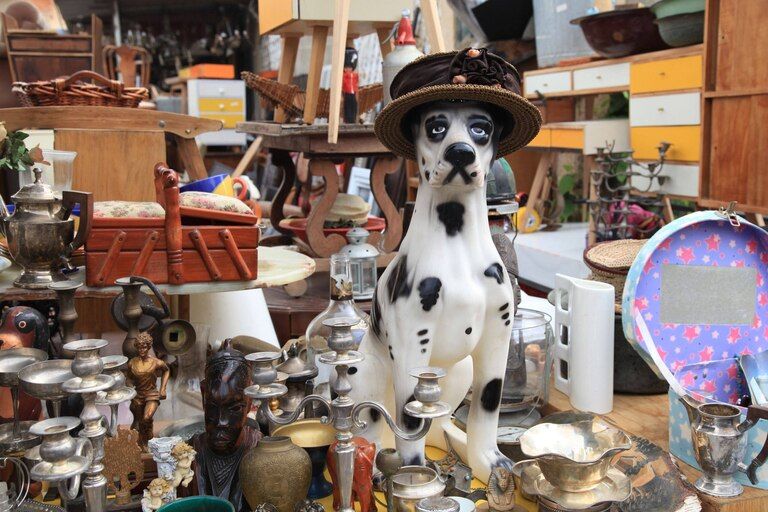 Flohmarkt auf der Taborstrasse und Karmelitermarkt