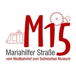 Logo M 15 - Verein der Unternehmer der Mariahilfer Straße im 15. Bezirk