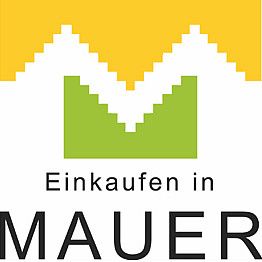 Zeigt das Logo der Mauer Geschäftsleute