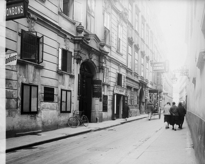 Foto von der Annagasse 1925