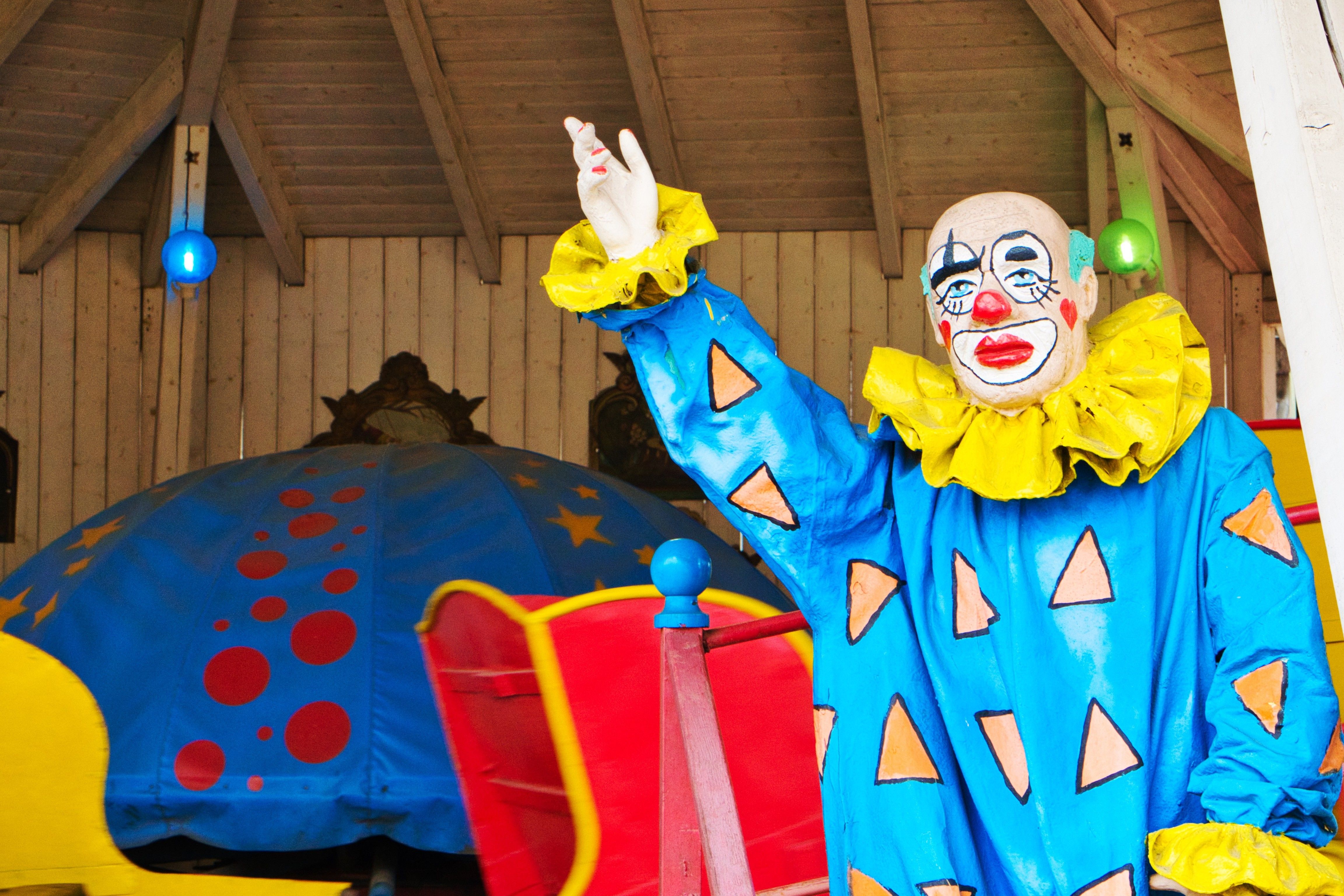 Ein Clown im Böhmischen Prater