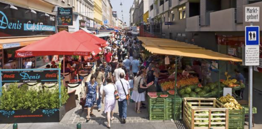 Foto: Brunnenviertel früher