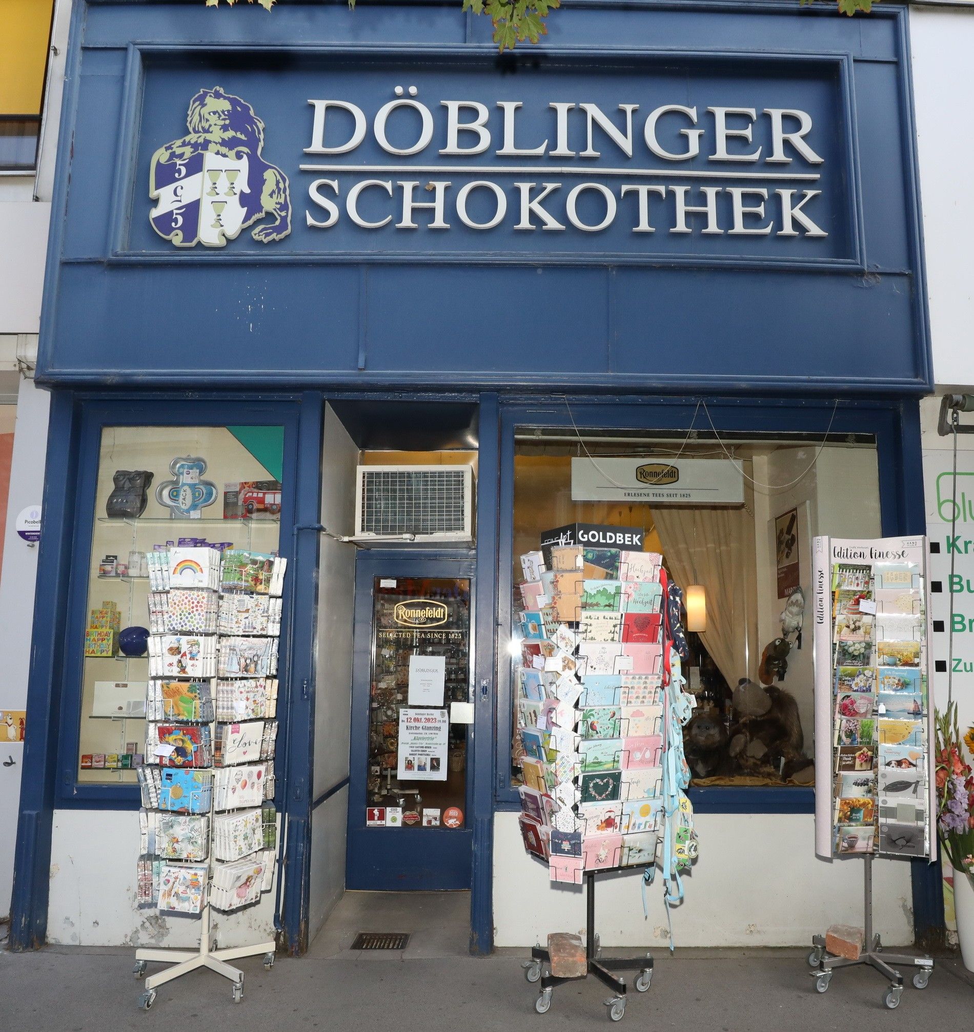 Eingangsbereich Döblinger Schokothek