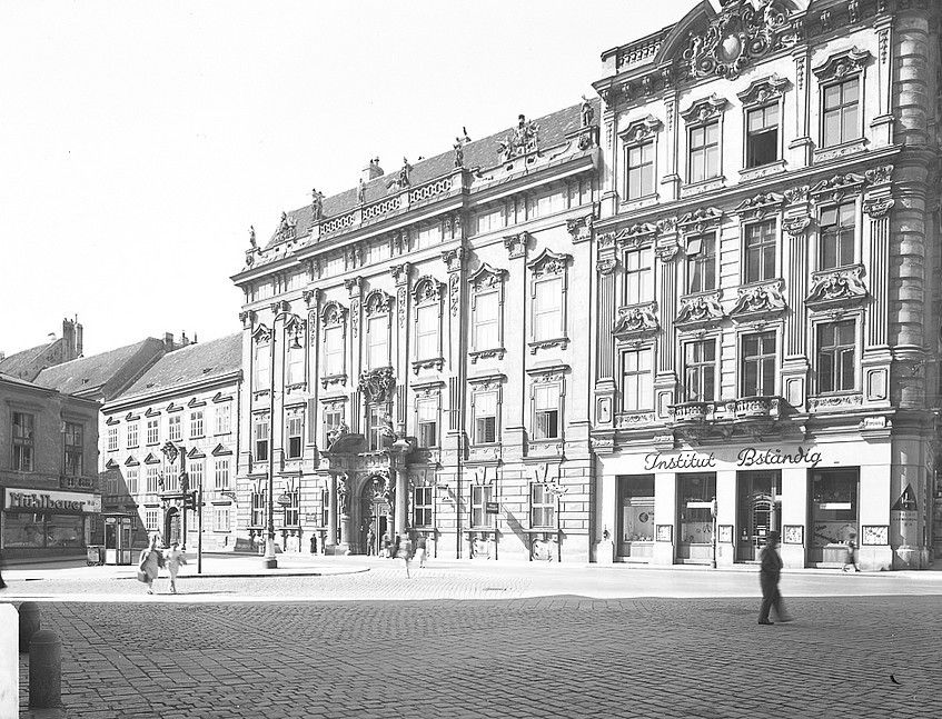 Foto der Herrengasse früher