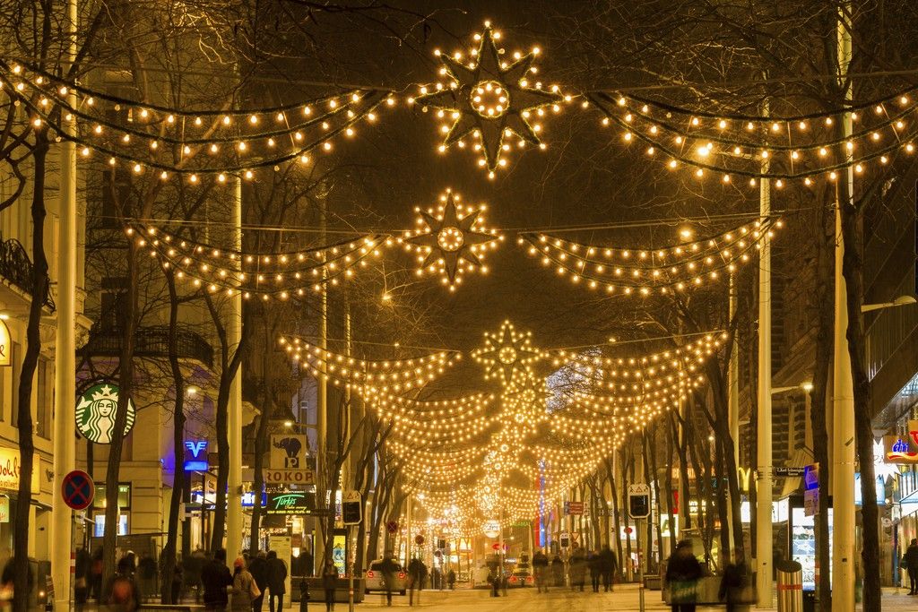 Foto: Weihnachtsbeleuchtung innere Mariahilfer Straße