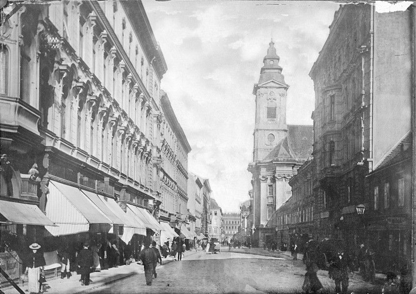 Kaisertraße/Westbahnstraße früher