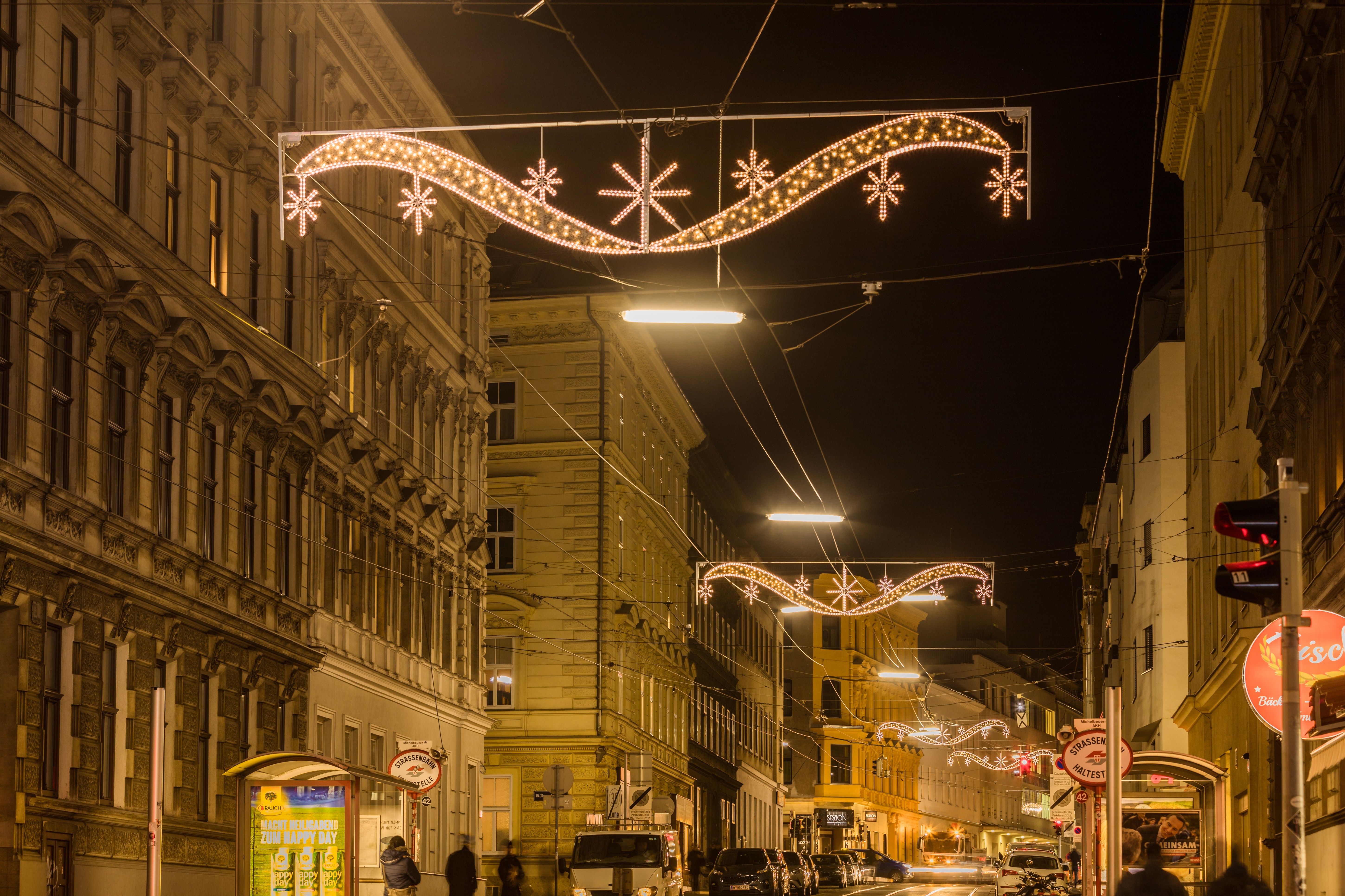 Foto: Weihnachtsbeleuchtung in der Kreuzgasse
