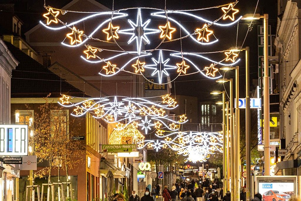 Foto: Weihnachtsbeleuchtung in der Meidlinger Hauptstraße