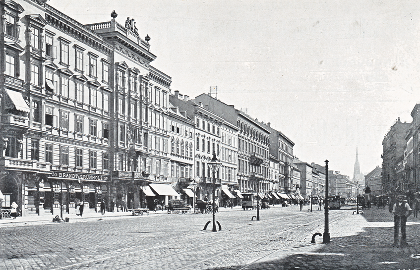 Praterstraße früher 